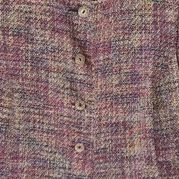 Koret Wones Wool Blend Blazer Jacket Multi-colored Sz 12 EUC READ - Picture 2 of 5